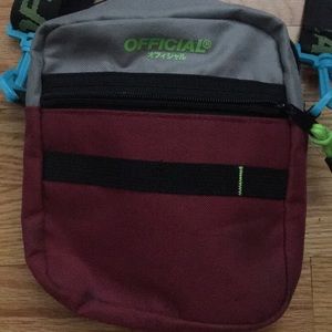 An “OFFICIAL” shoulder bag